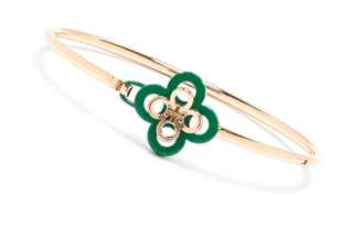 TORY BURCH Kira Clover Hinge Bracelet