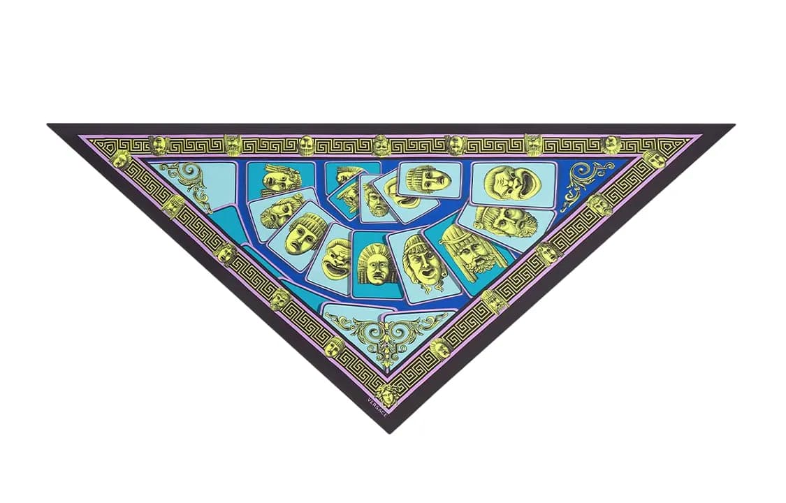 VERSACE Silk Men Blue Blue