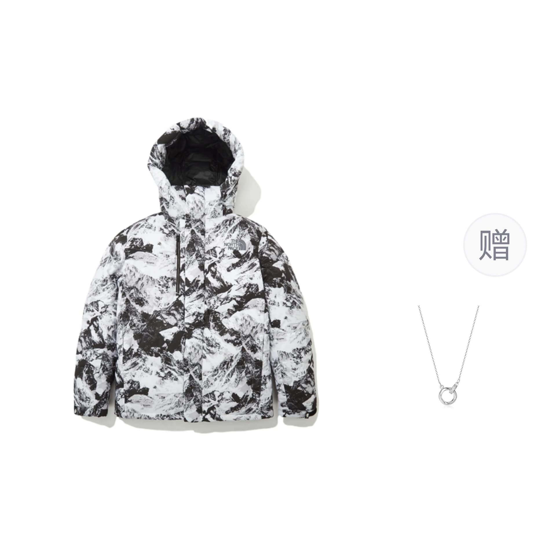 THE NORTH FACE 1996 Collection EcoNuptse Jacket Down Jacket Mountain White With Free Necklaces Mountain White with Free Necklaces