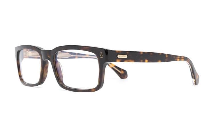 Cartier Rectangle Frame Tortoiseshell