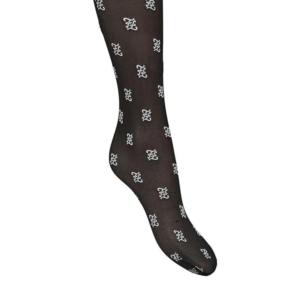 FENDI Nylon Logo Stockings 'Black'