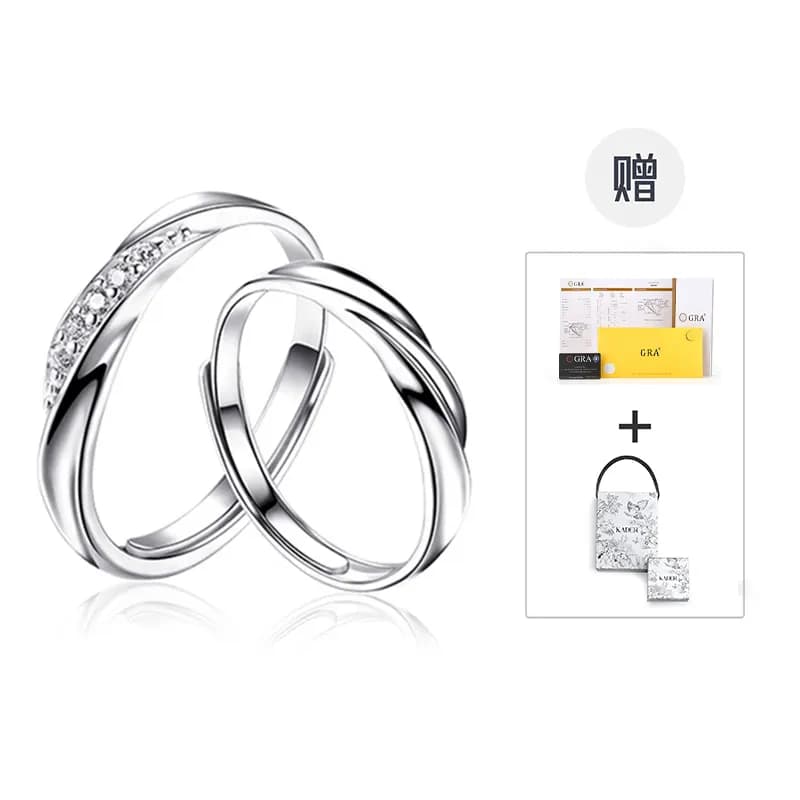999 Fine Silver Moissanite (NonEngraving)
