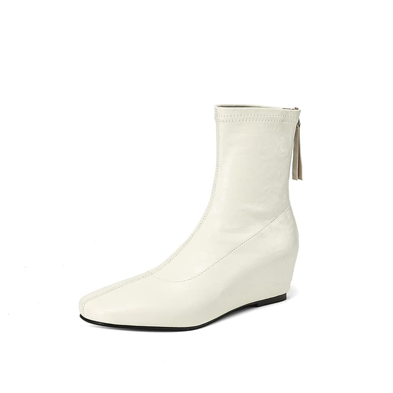 JIUXINGDAO Ankle Ecru