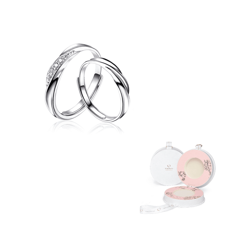 S999 Fine Silver, Couple Rings