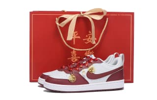 Nike Court Borough Red White