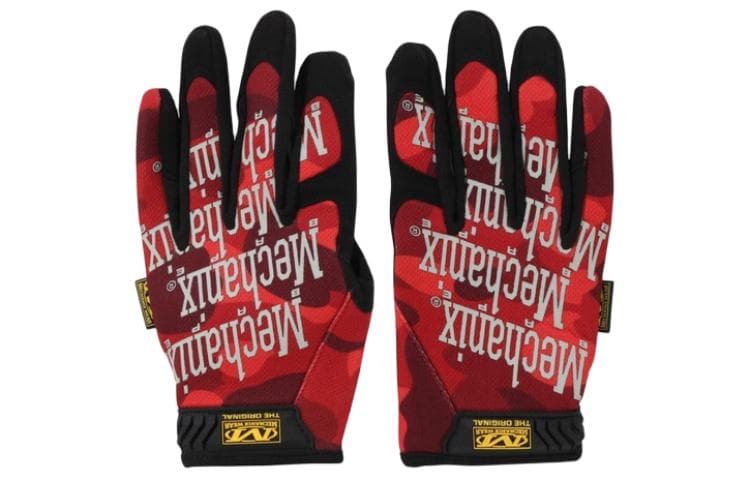 A BATHING APE Color Camo Mechanix Red