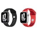 Apple silicone strap black * red