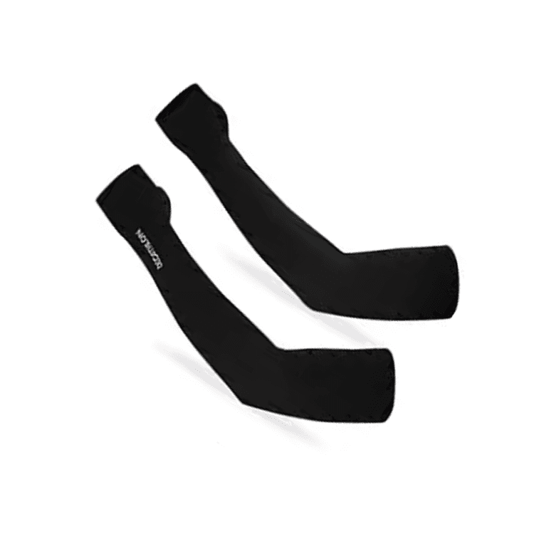 DECATHLON Polyamide Elastane Polyester Sun Protection Sleeves Black