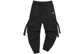 FILA FUSION Knitted Sweatpants Jet Black