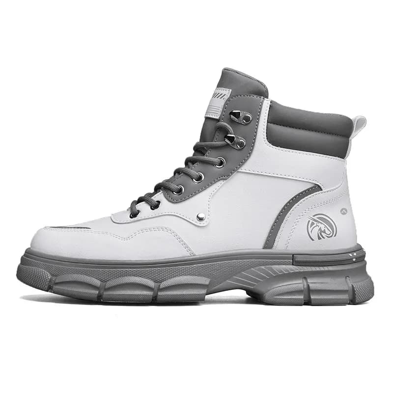 TROADLOP Short Martin Boot White Gray