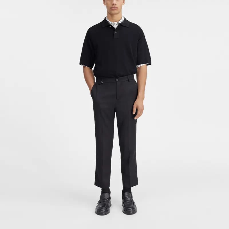 Jacquemus Black Мужские костюмные брюки
