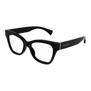 GUCCI Acetate Cat Eye Eyeglass Frames Black