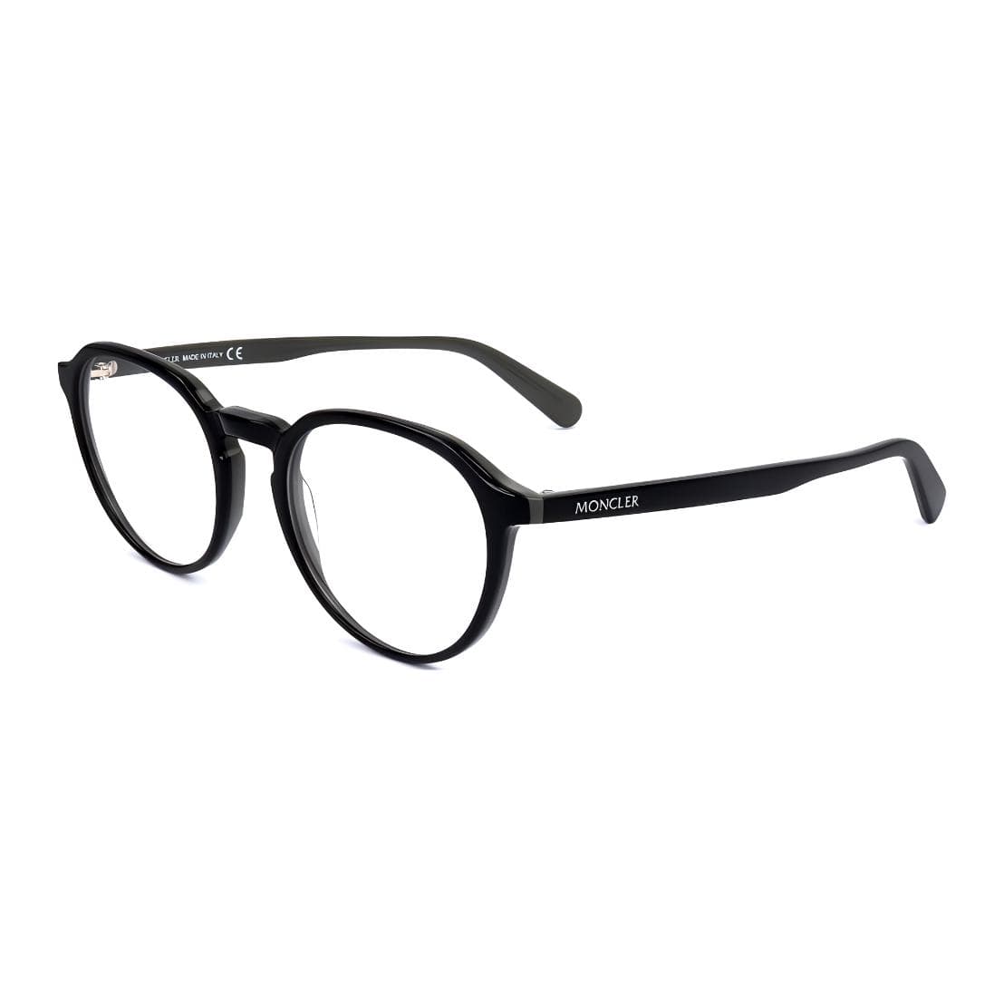 Moncler Acetate Cat Eye Eyeglass Frames Black Black