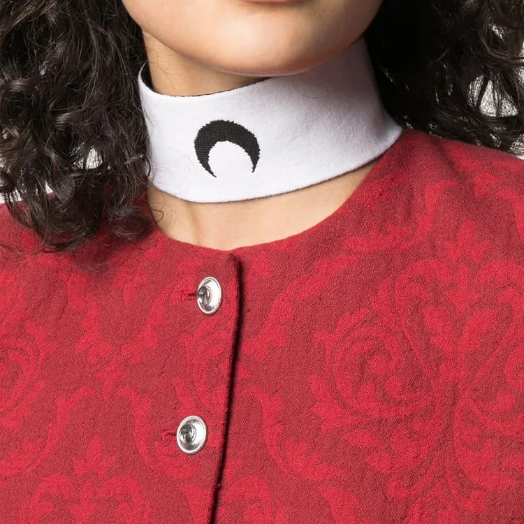 Marine Serre Collar White