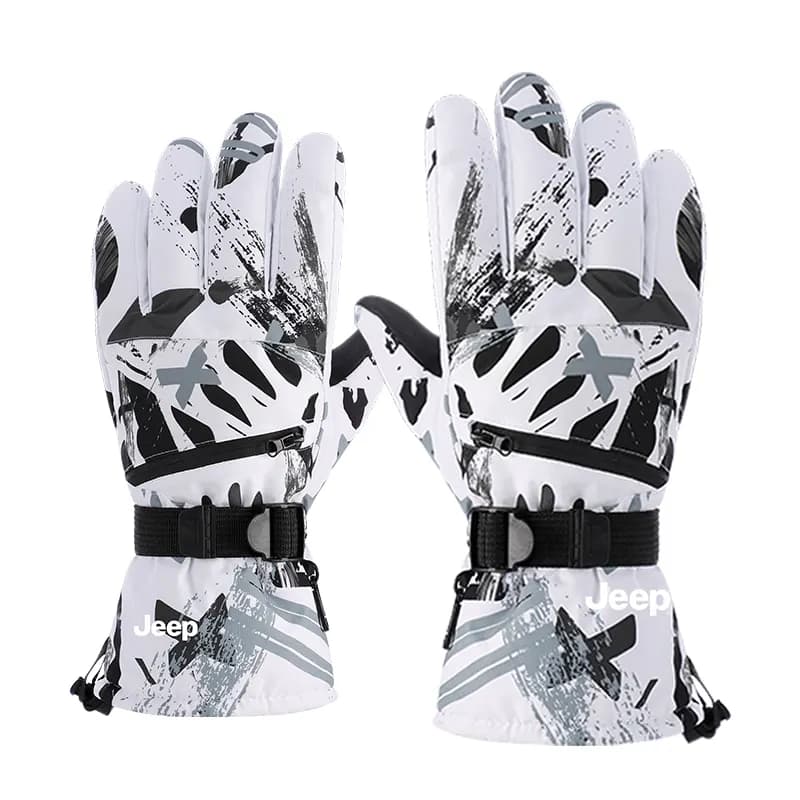 Jeep Thickened Ski Gray White Graffiti
