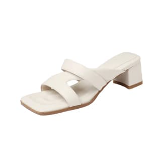 Ruomini Slide Slippers Milk White/Custard