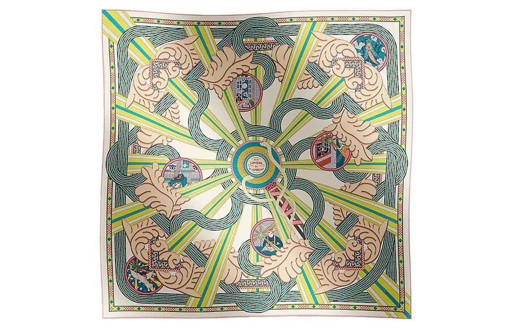 HERMES Silk Green