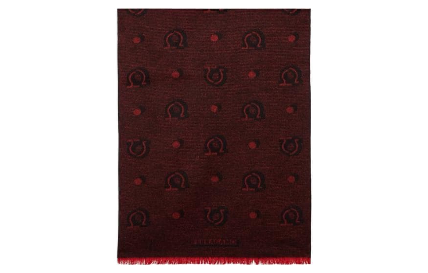 Ferragamo Patterned jacquard Silk Scarf