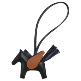 HERMES Lambskin Accessories Black