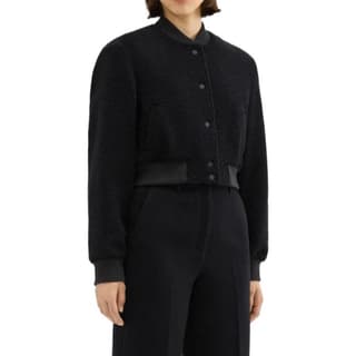 THEORY Baseball Jacket Black