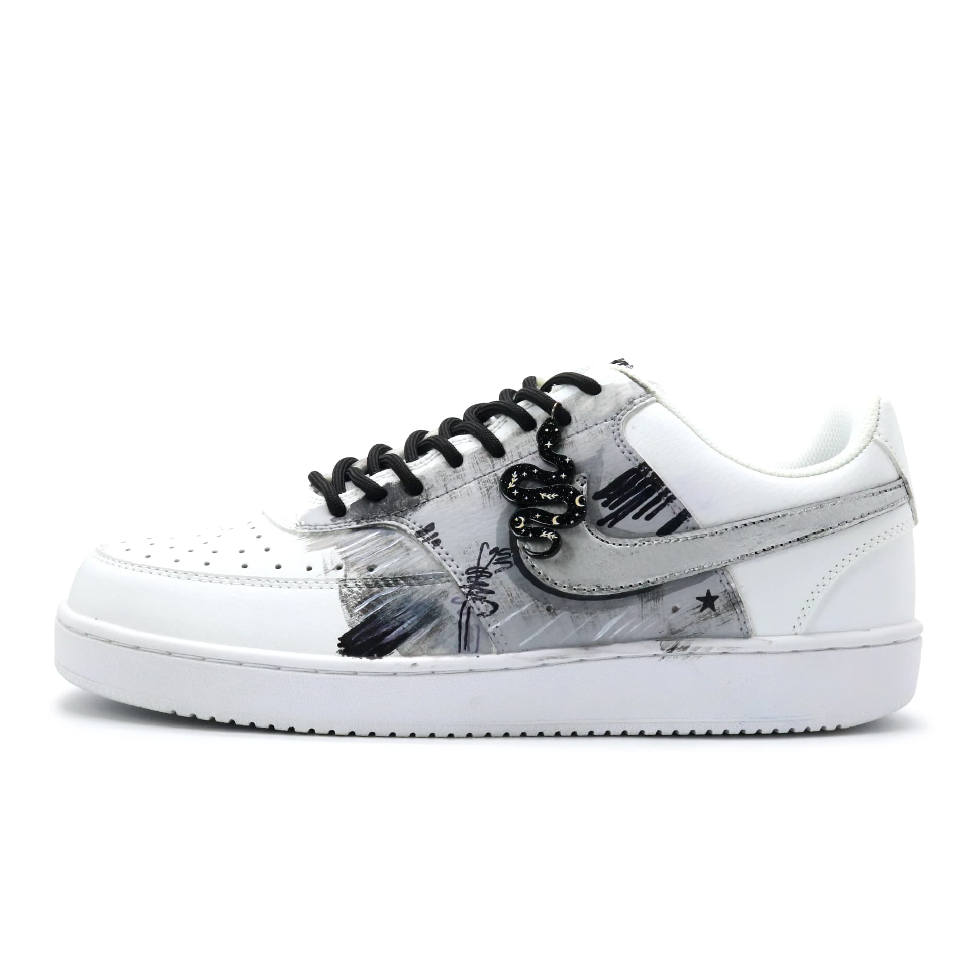 Nike Court Vision 1 Green Silver White