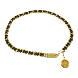 CHANEL Pre Owned 1990 2000s Medallion Chain Belt