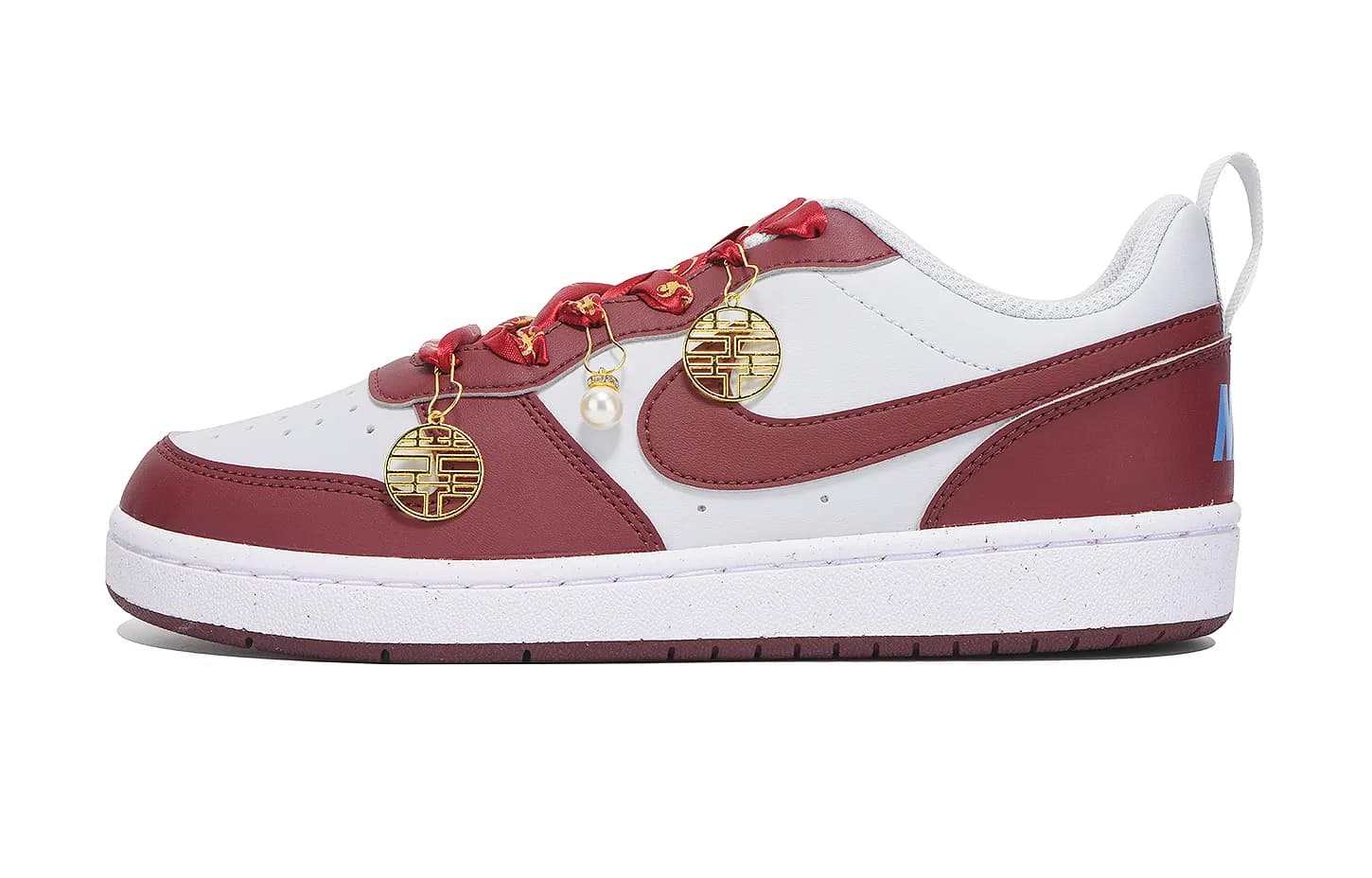 Nike Court Borough Red White