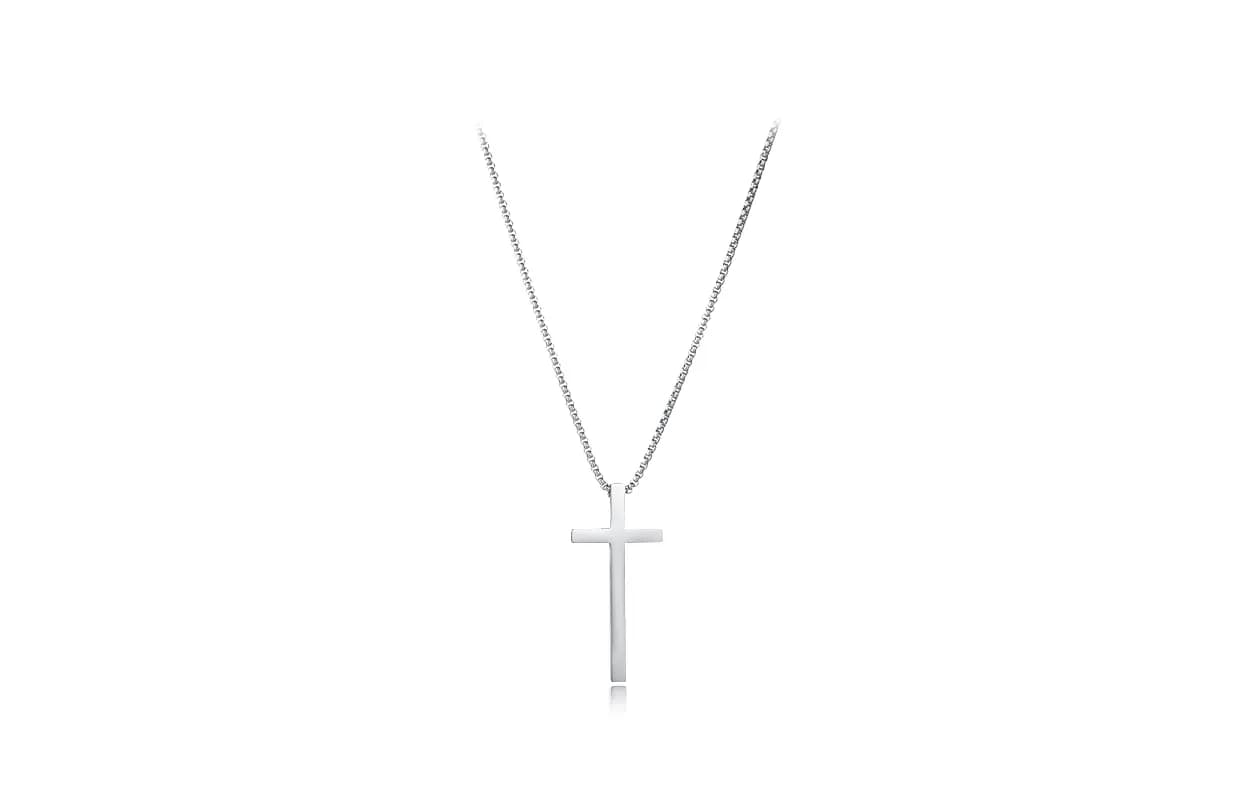 Silver Cross Necklace