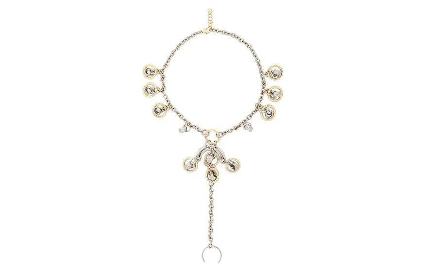 Paco Rabanne Sphere Ankle Bracelet Silver