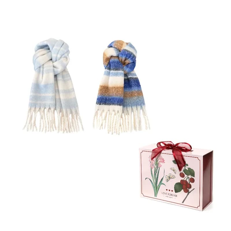 2 Pack (Light Blue+Blue Brown)