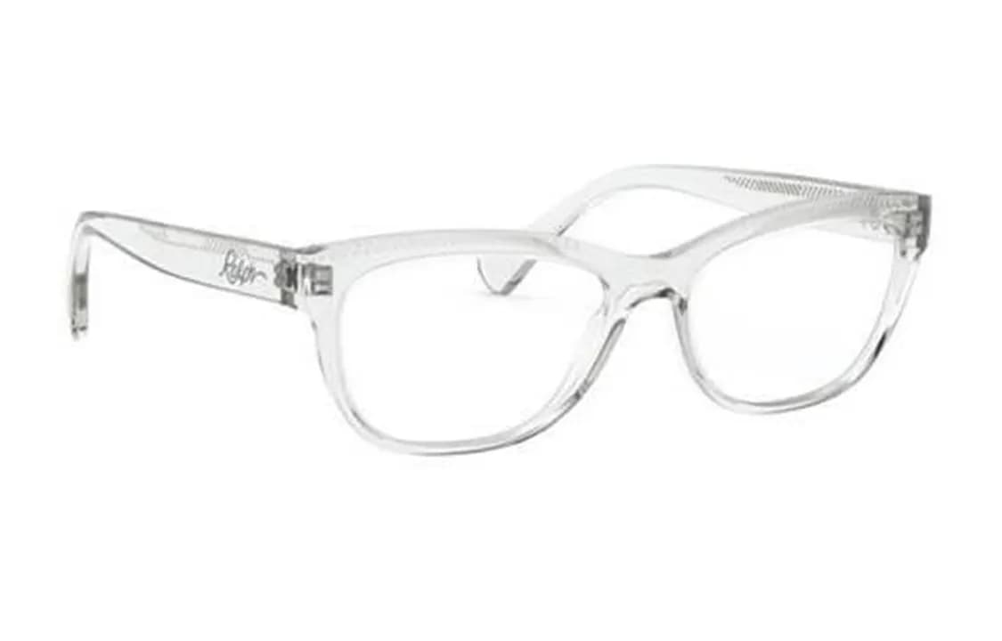 Polo Ralph Lauren Plate Frame Irregular Shape Eyeglass Frames Transparent Transparent