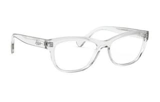 Polo Ralph Lauren Plate Frame Irregular Shape Eyeglass Frames Transparent