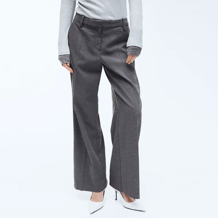 H&M Suit Trousers Dark Gray