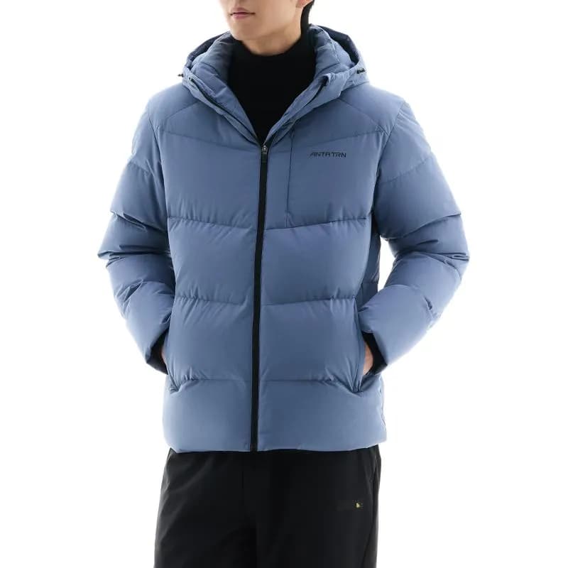 ANTA Variety Collection Down Jackets & Men Checkerboard Ash Checkerboard ash