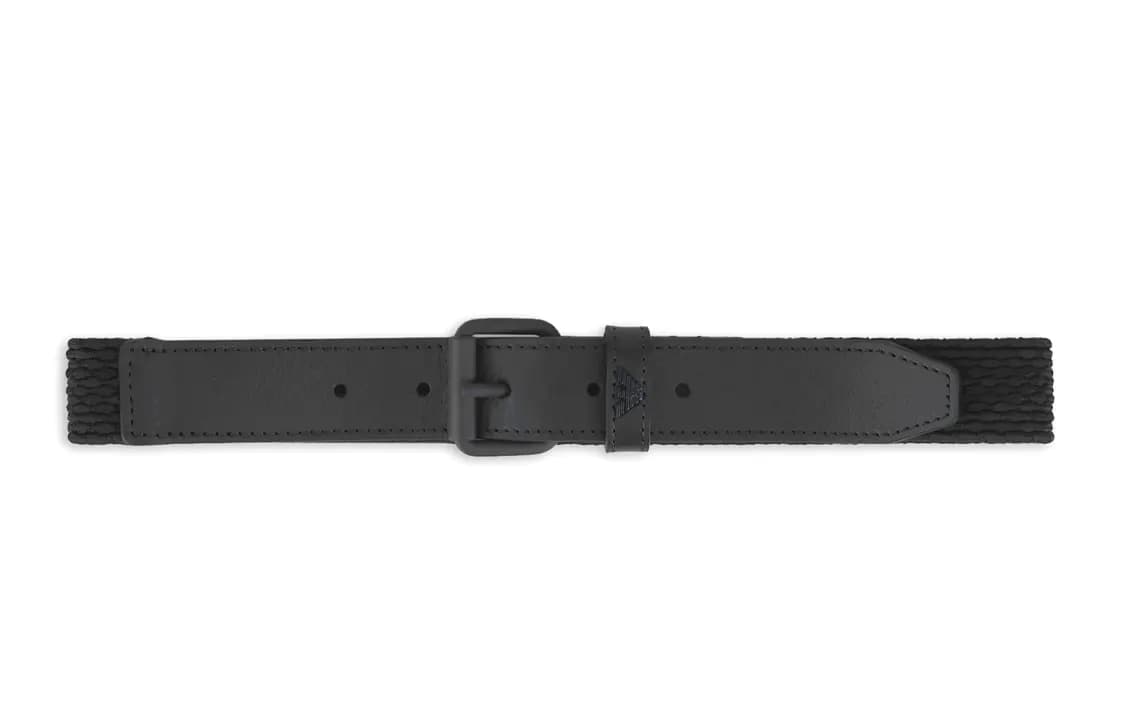 EMPORIO ARMANI Buckle fastening Woven Belt