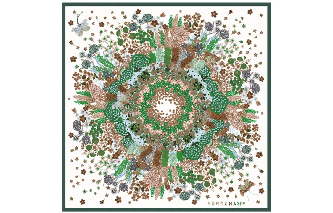 LONGCHAMP Silk Silk Green
