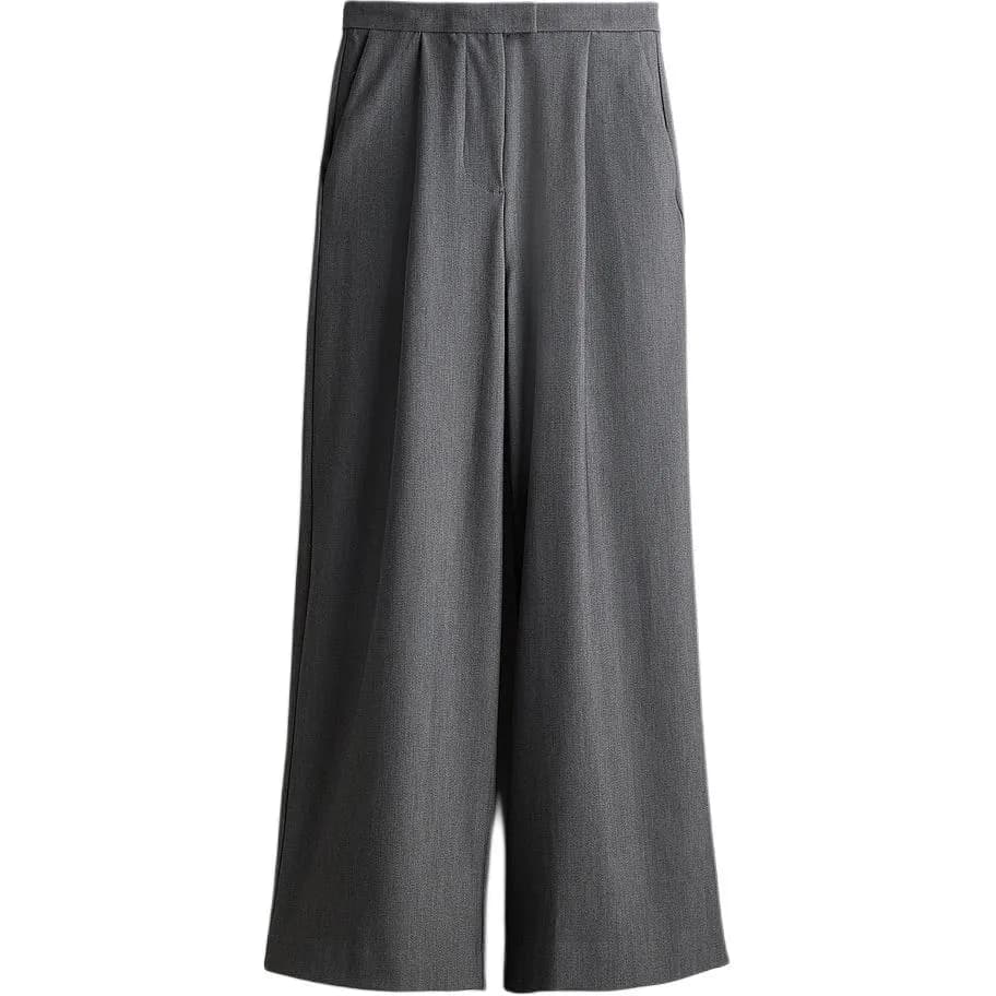 H&M Suit Trouser Mixed Dark Gray