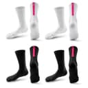4 Pack (Crescent White *2, Candy Pink *2)