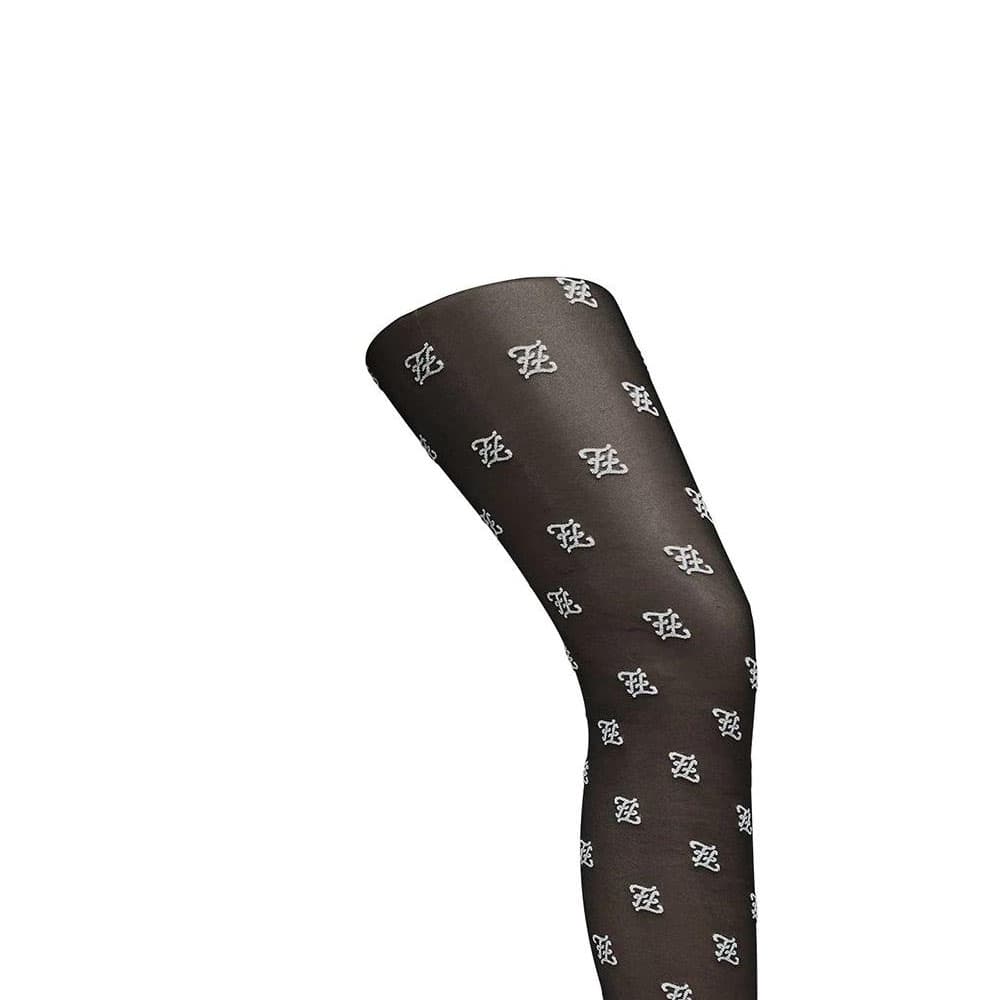 FENDI Nylon Logo Stockings 'Black'