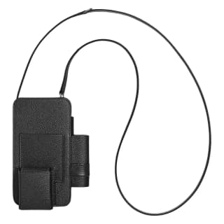 HERMES Hermèsway Epsom Calfskin Cell Phone Pouch Black