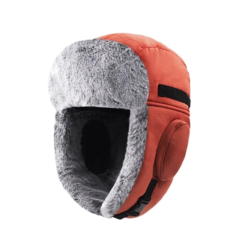 Jeep Polyester Trapper Hats Orange Red