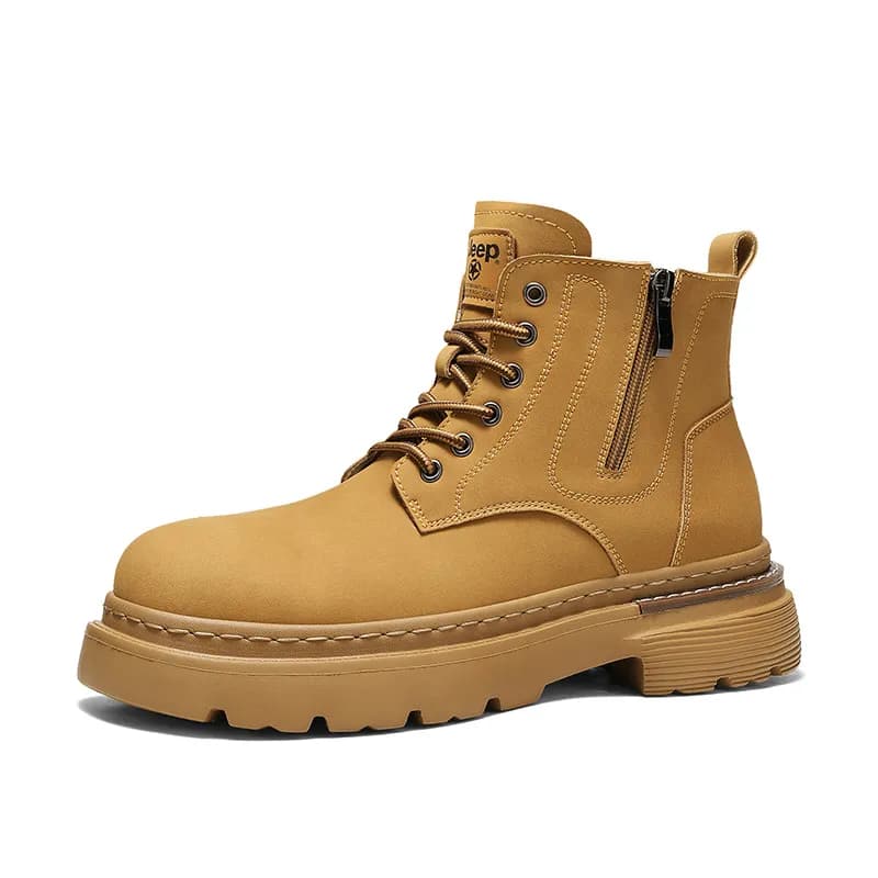 Jeep Classic Yellow Short Mid Calf Martin Boot