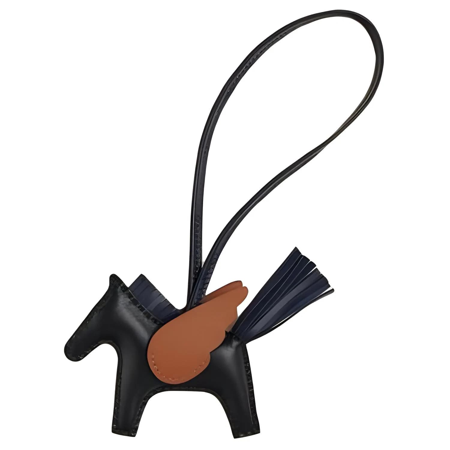 HERMES Lambskin Accessories Black Black