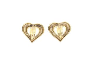 SAINT LAURENT Brass ClipOn Earrings