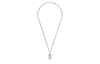 GUCCI Gg Supreme Pendant Necklace