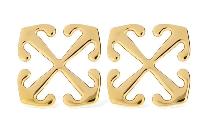 OFF WHITE Mini Arrow Earrings