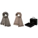 2Pack (Coffee+Gray Brown) Gift Box Set