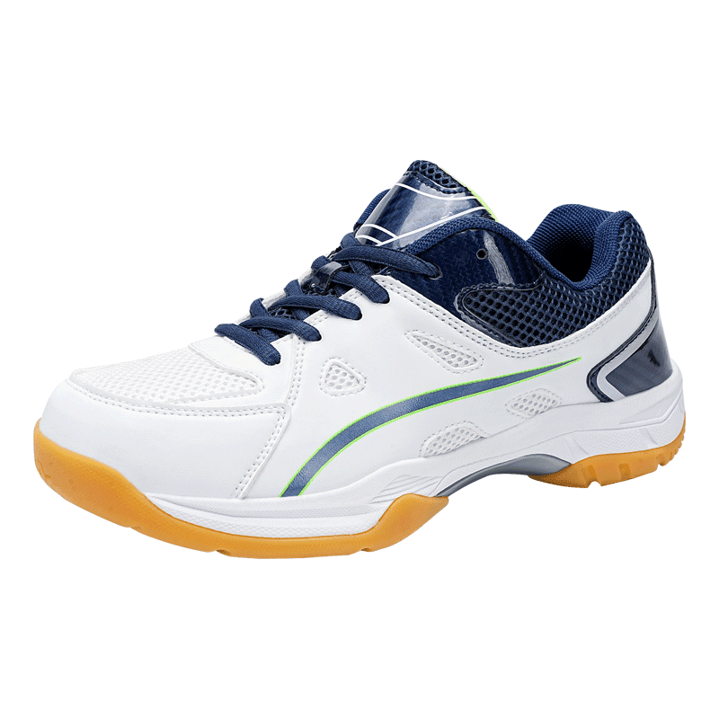 Health Cards Breathable Lightweight LowTop Badminton White Blue