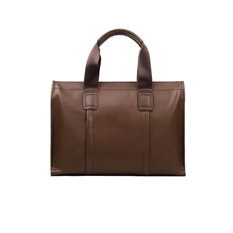 SWISS MILITARY Grain Cow Handbag, Briefcase, Crossbody Bag, Shoulder Bag Tubas Black Brown (No Side Pockets)