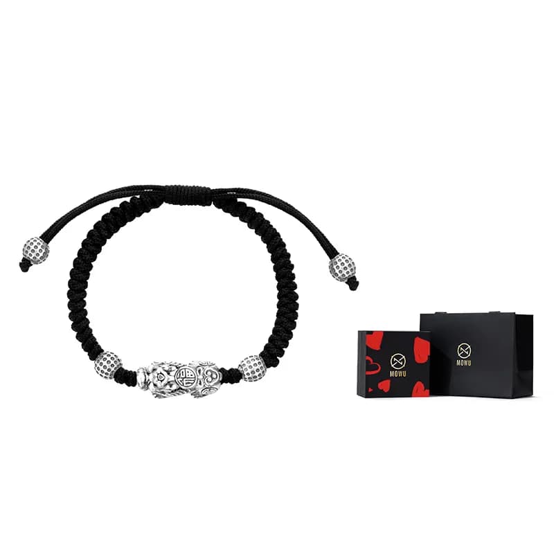 MURSTER 925 Sterling Silver Bracelets Pixiu transfer bead bracelet [brand standard gift box]